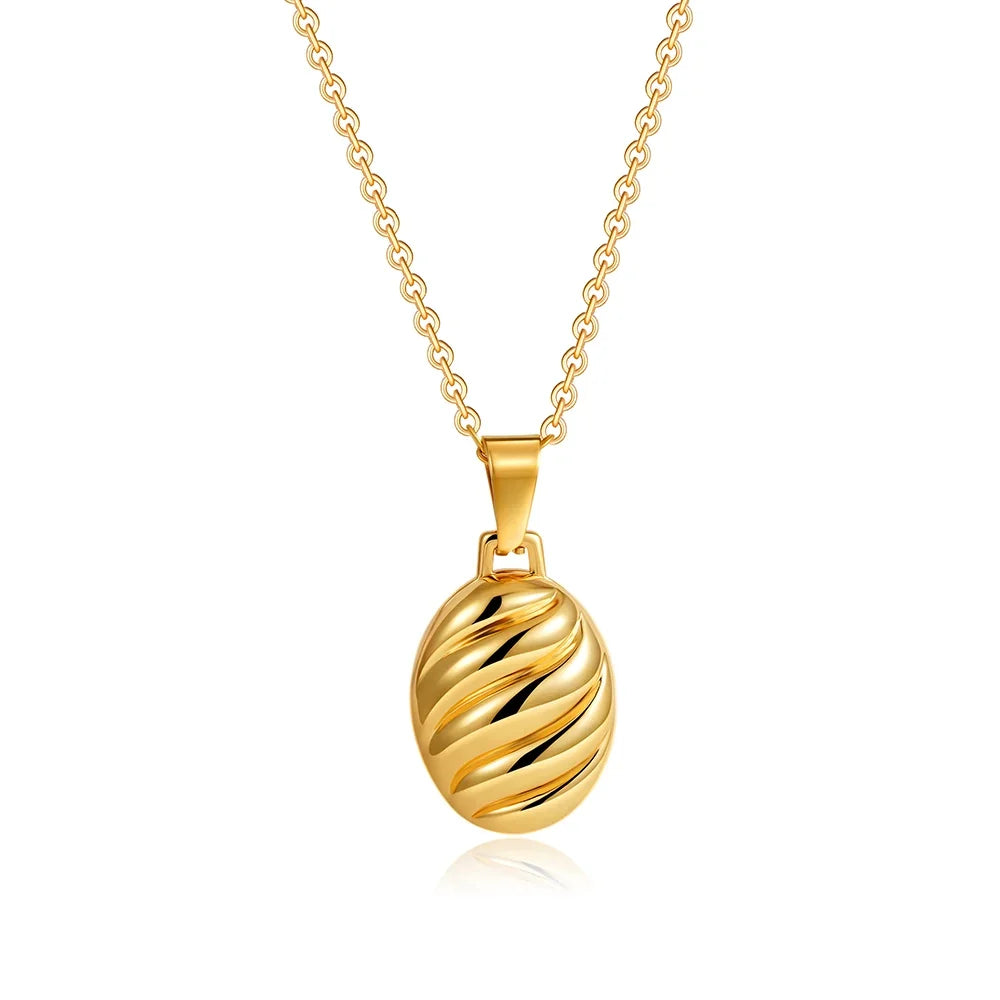 Tanzanite Twist Locket Necklace