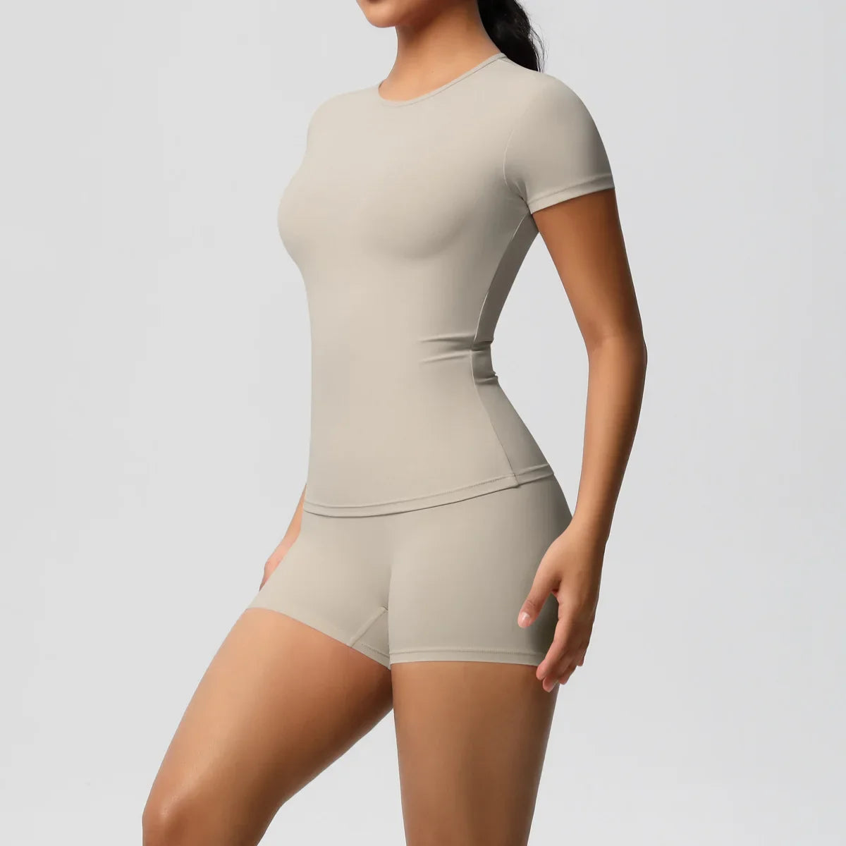 Lemon Fitted Tee and Shorts Set