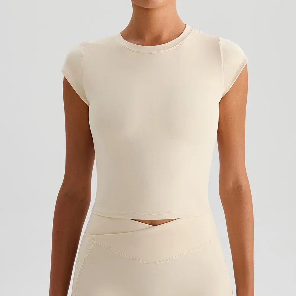 Rust Open-Back Sport Top