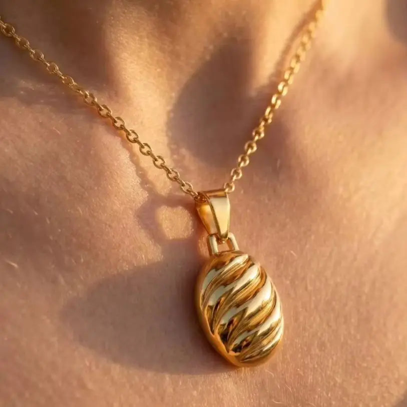 Tanzanite Twist Locket Necklace