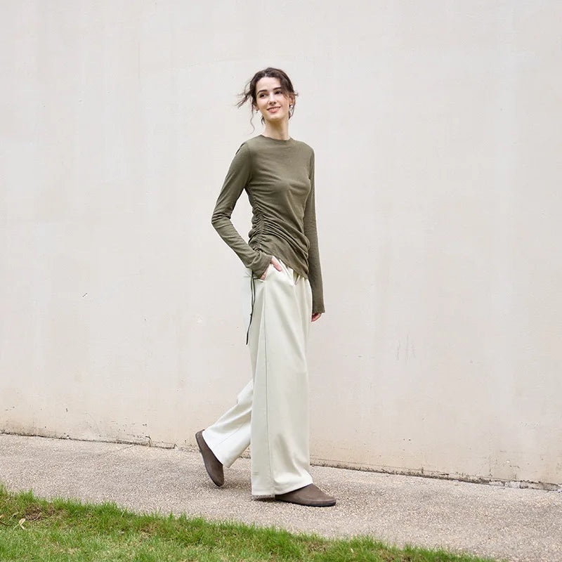 Quartz Asymmetric Knit Top
