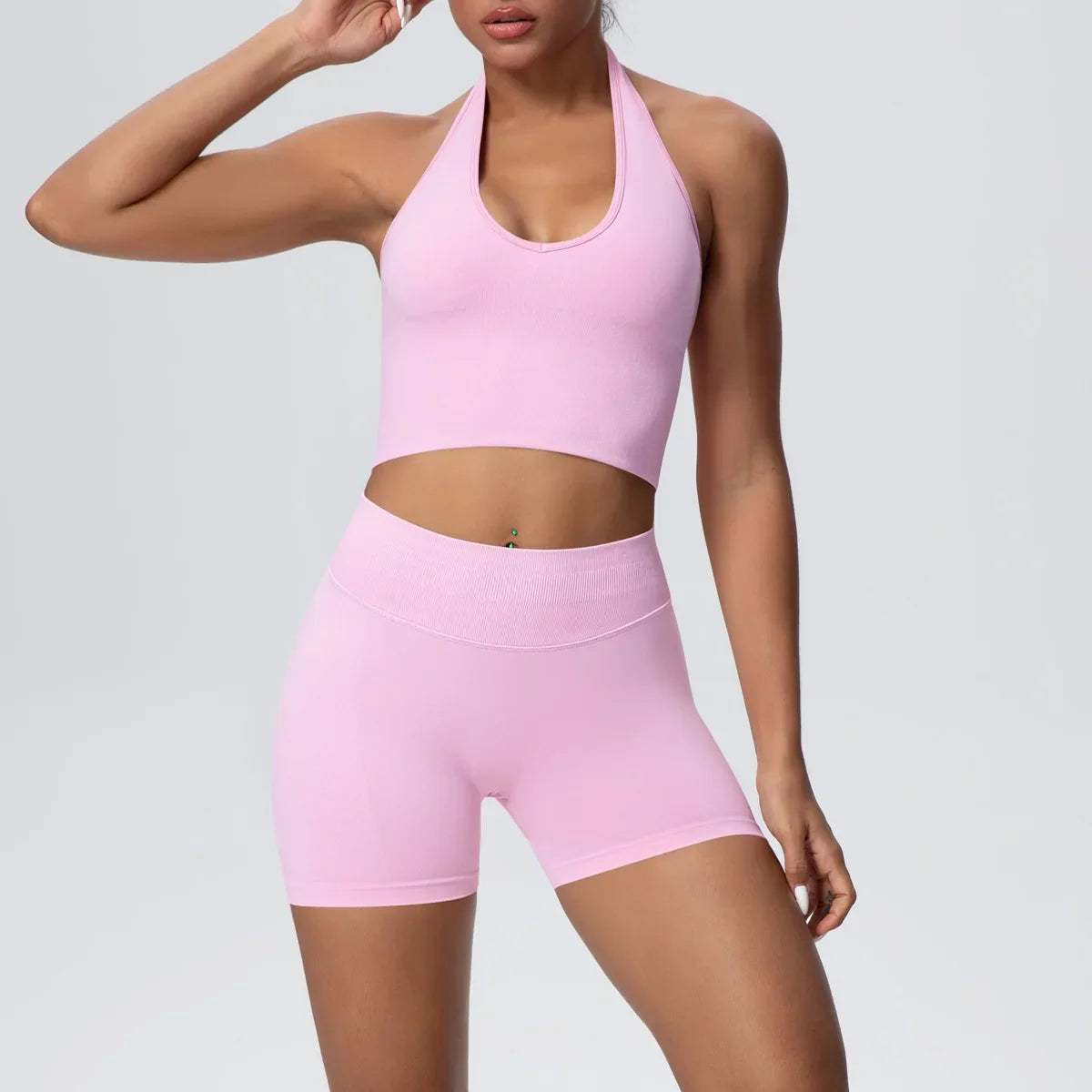 Butter Crop and Shorts Set