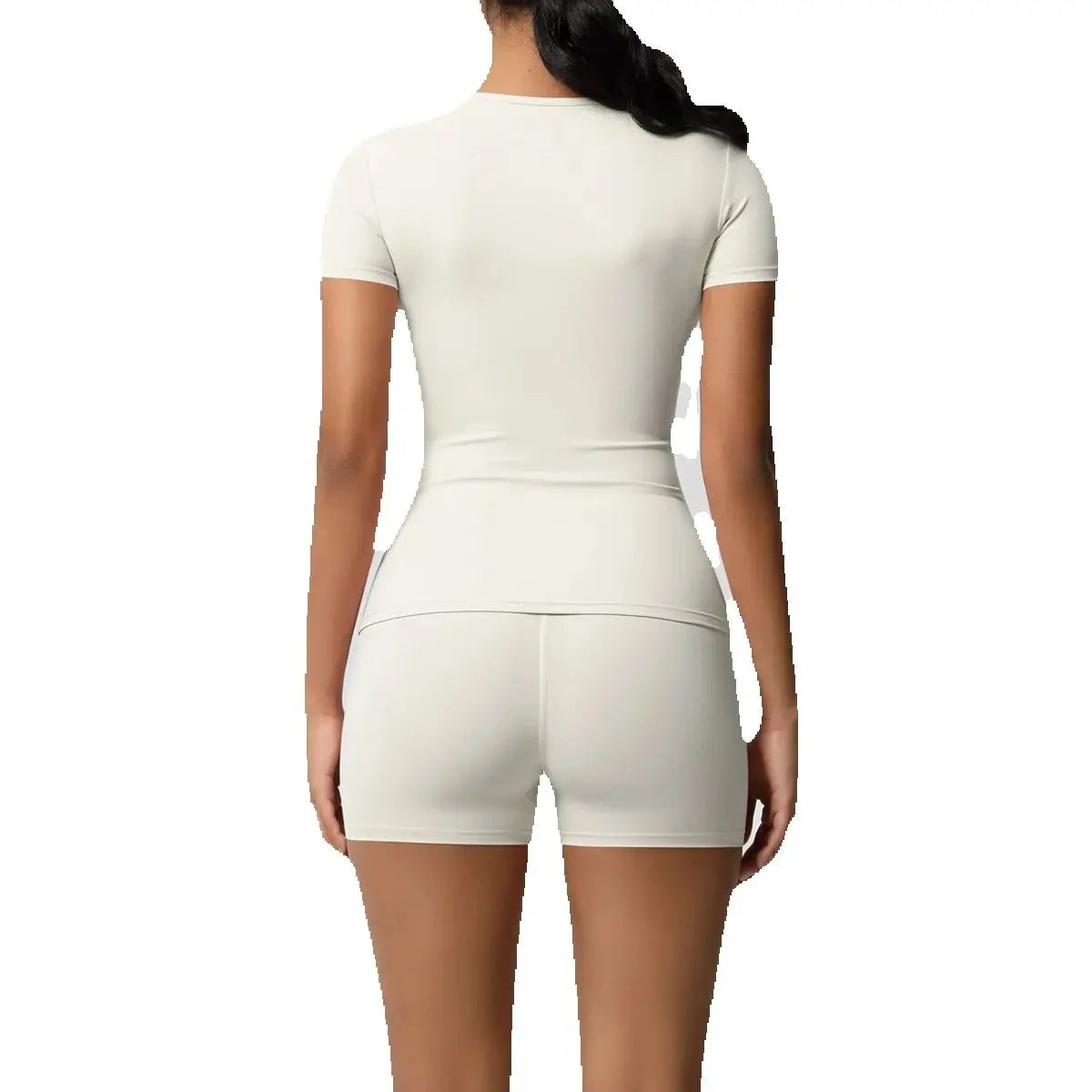 Lemon Fitted Tee and Shorts Set