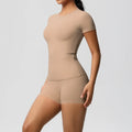 Lemon Fitted Tee and Shorts Set