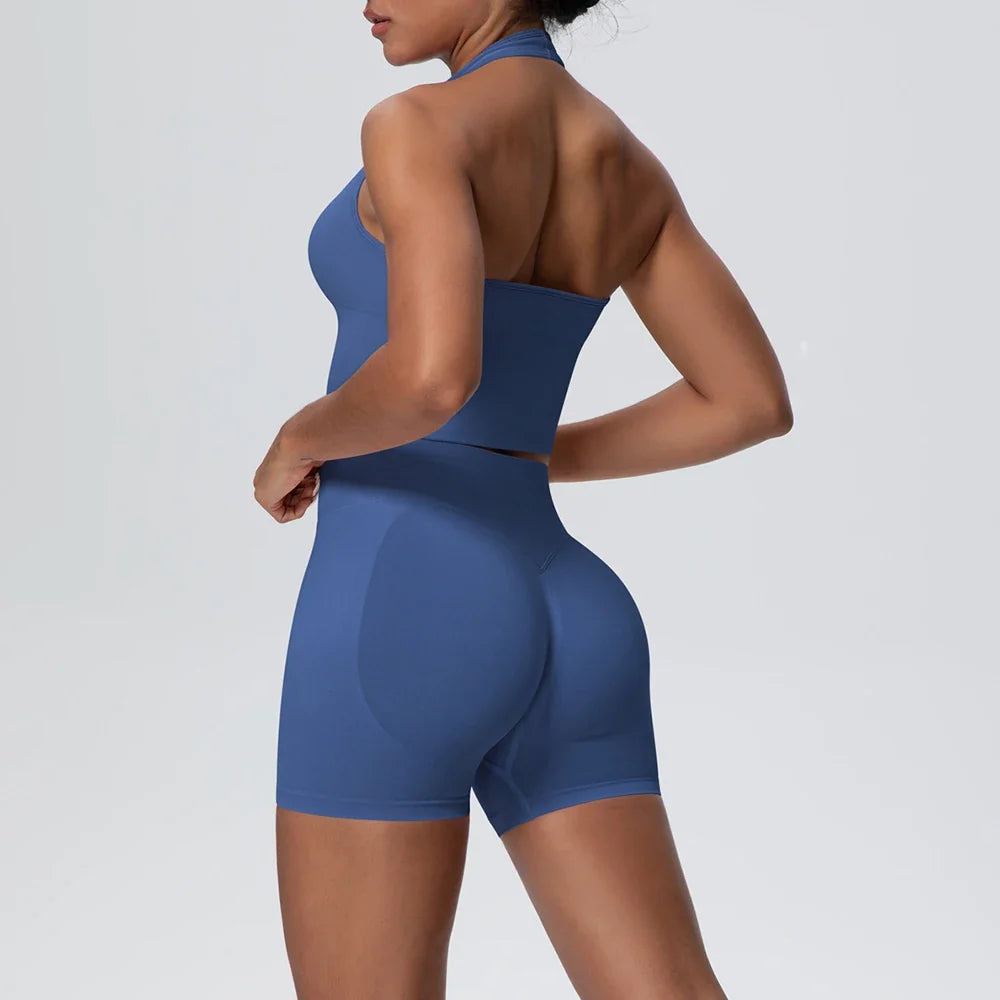 Butter Crop and Shorts Set