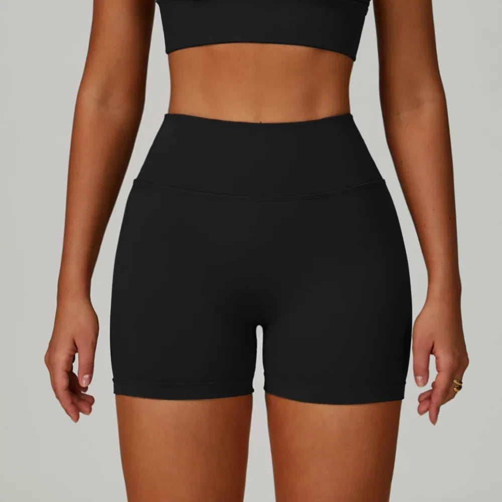 Coralie Breathable High-Waist Shorts