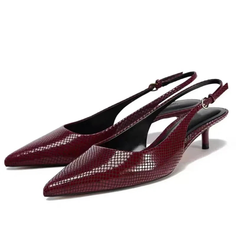 Aria Pointed Slingback Heels