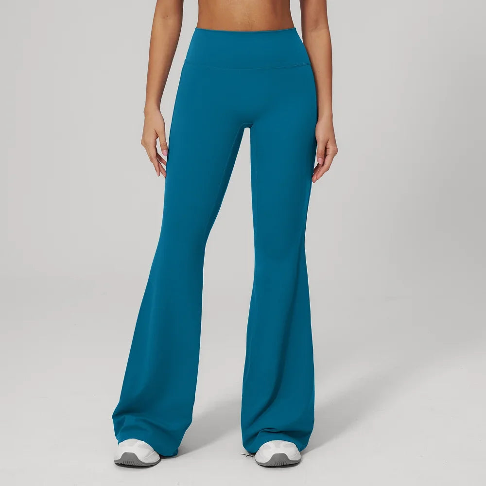 Sand High-Waist Flared Yoga Pants