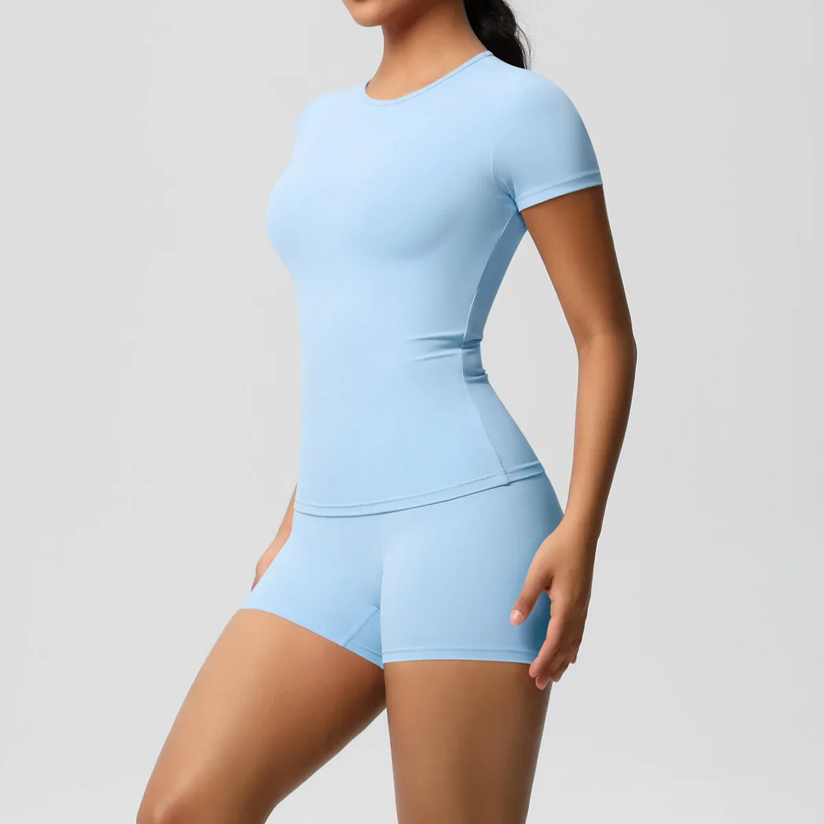 Lemon Fitted Tee and Shorts Set