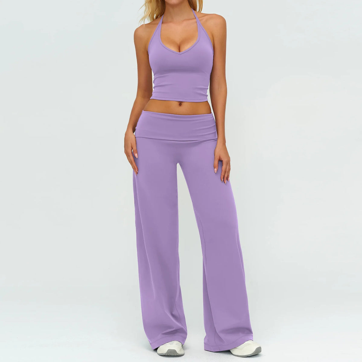 Hazel Halter Top and Wide-Leg Set