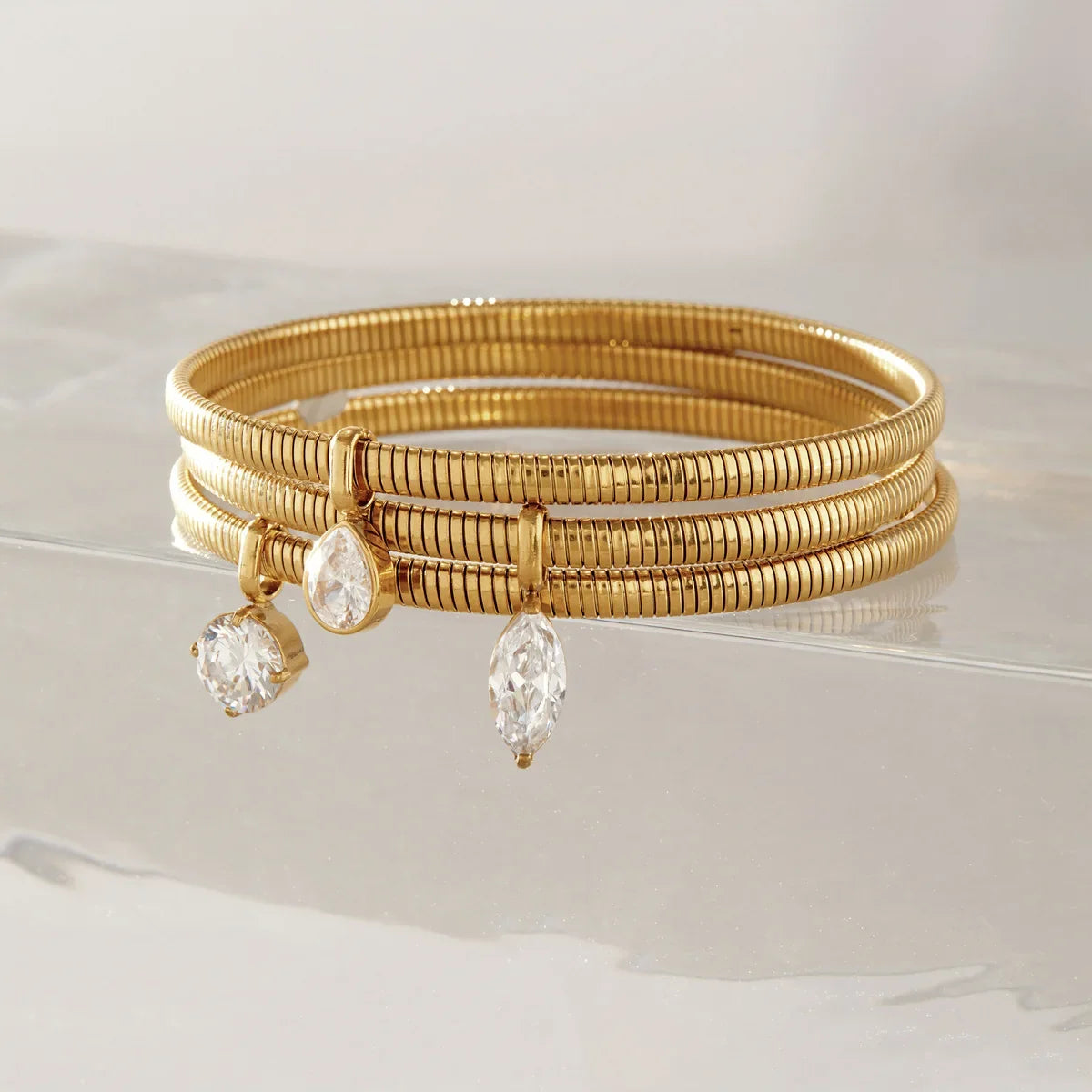 Ivory Snake Chain Bracelet