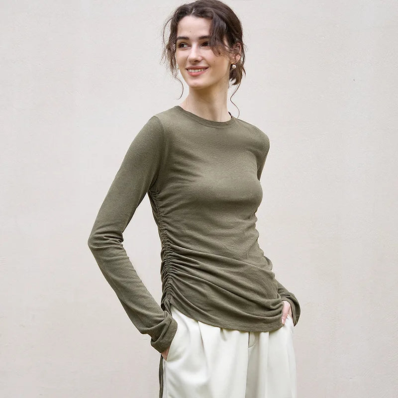Quartz Asymmetric Knit Top