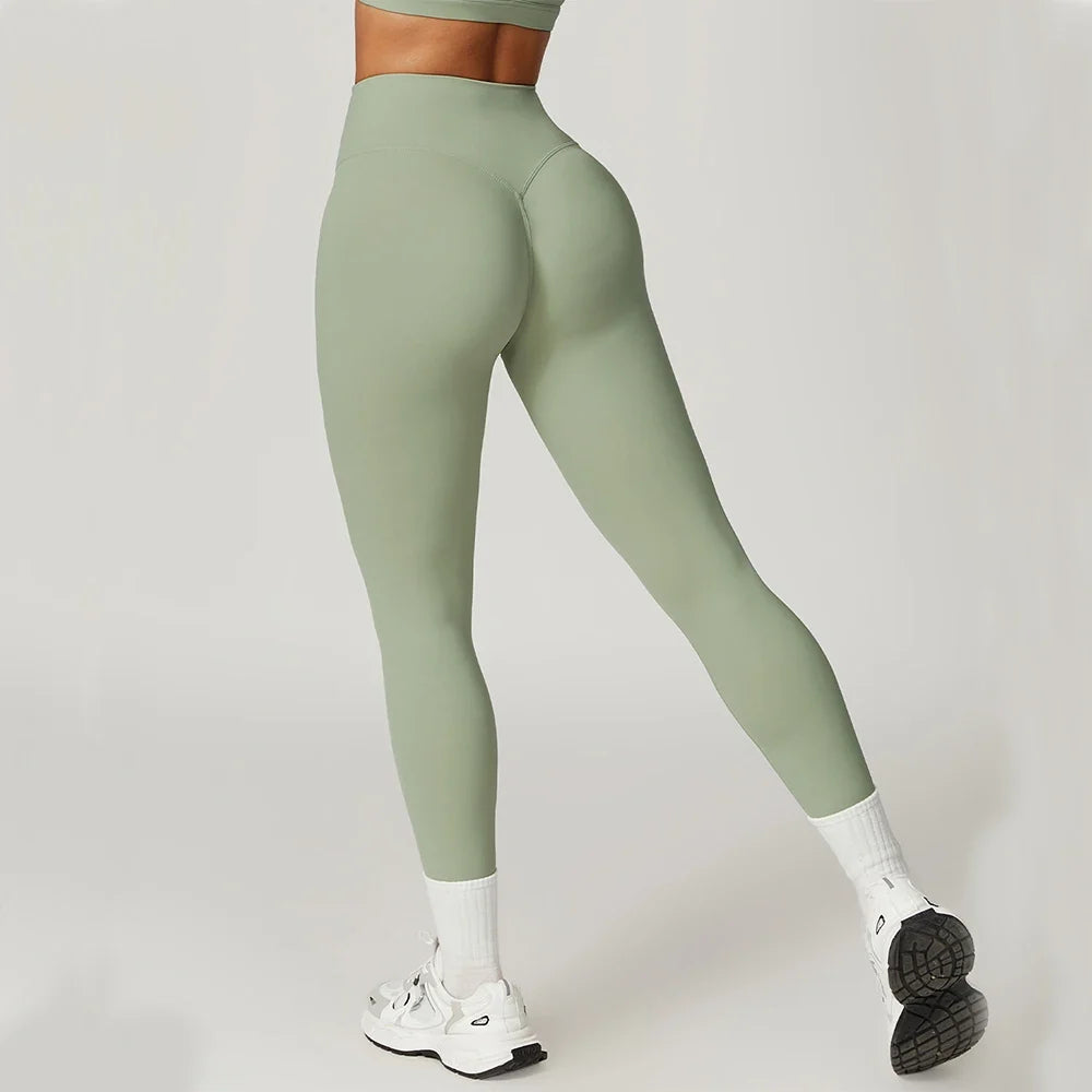 Charcoal High-Waist Training Leggings