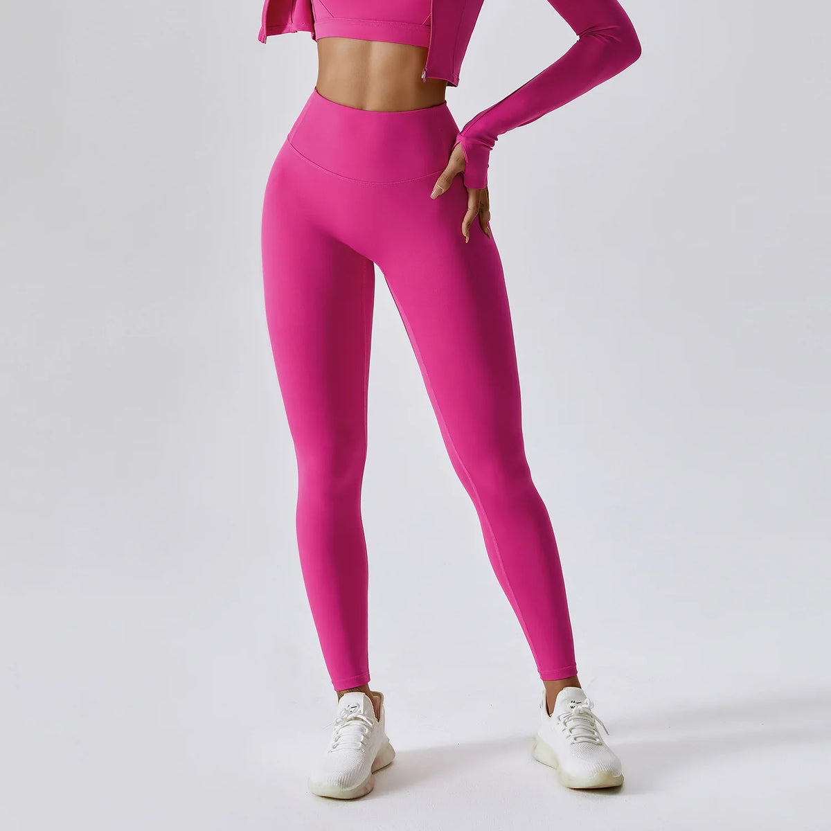Charcoal High-Waist Training Leggings