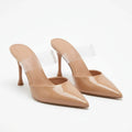 Solace Clear-Strap Pointed Mules