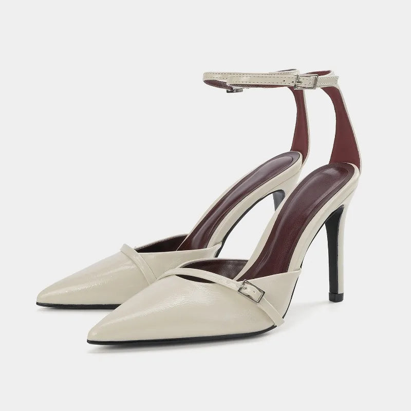 Aina Patent Pointed Stilettos