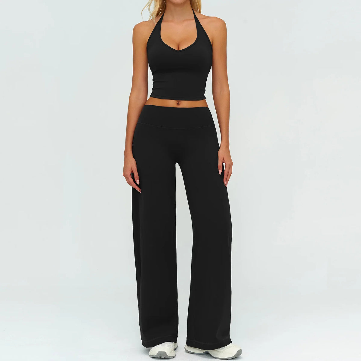 Hazel Halter Top and Wide-Leg Set