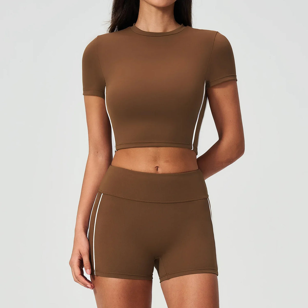 Camel Tee and Bottoms Training Set