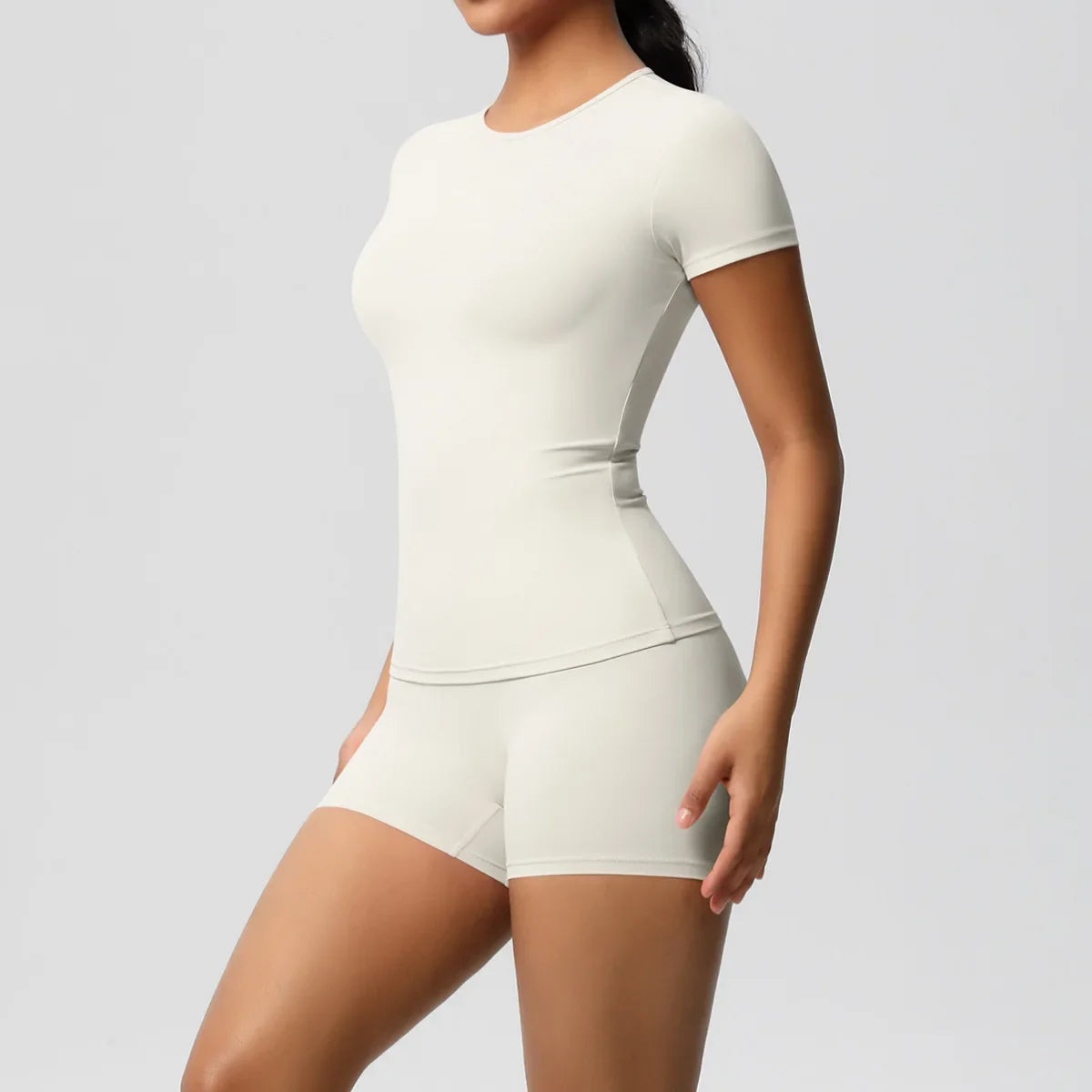 Lemon Fitted Tee and Shorts Set