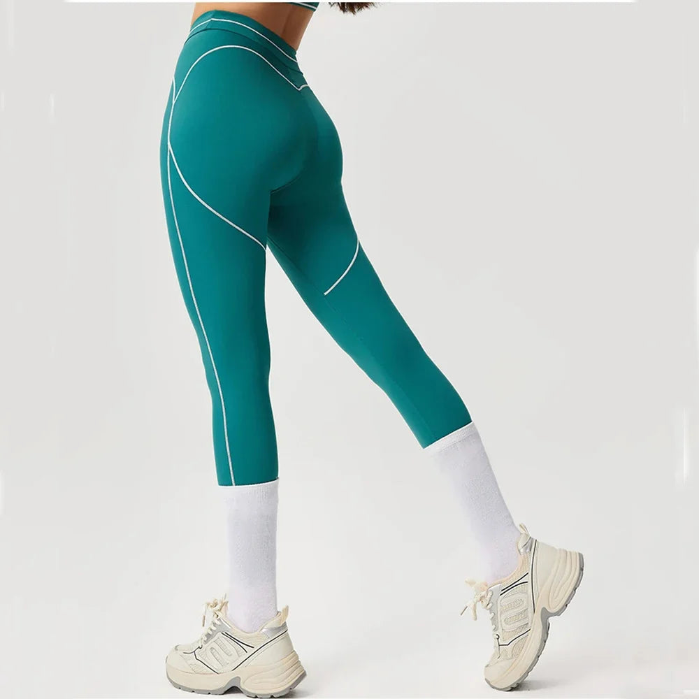 Caramel High-Waist Running Leggings