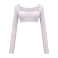 Fawn Long Sleeve Sport Crop Top