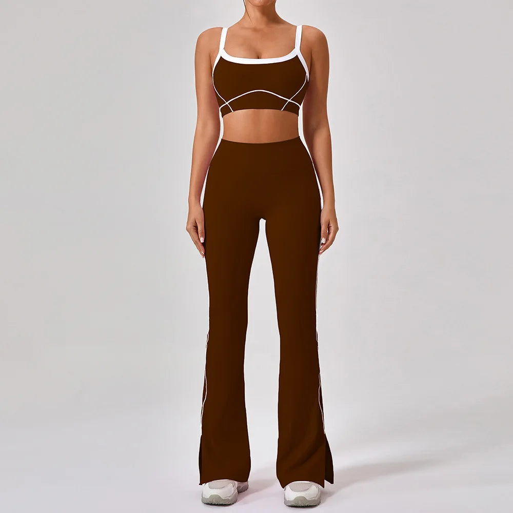 Chestnut Bra and Bottoms Set