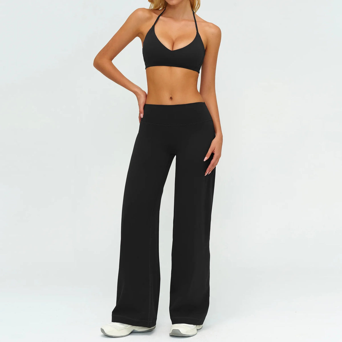 Hazel Halter Top and Wide-Leg Set