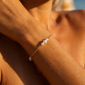 Agate Adjustable Pearl Bracelet