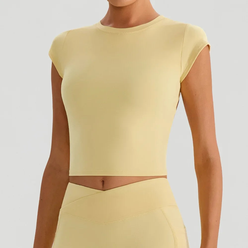 Rust Open-Back Sport Top