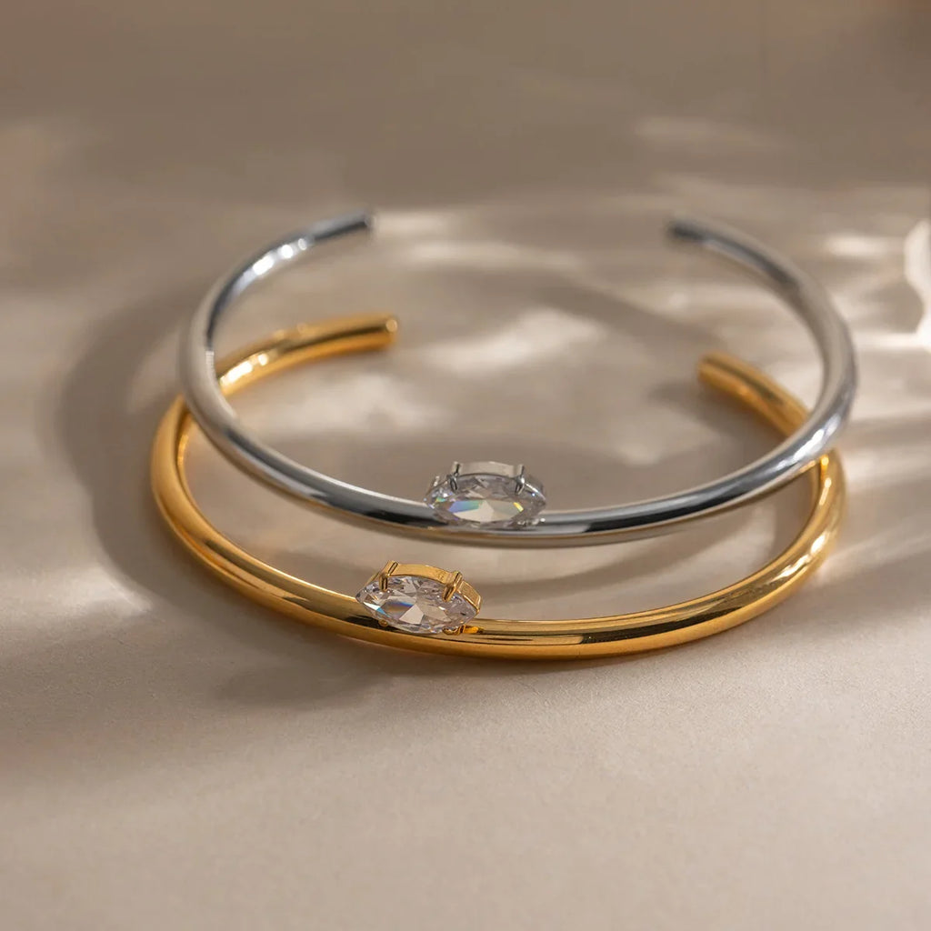 Morganite Fine Zircon Bracelet