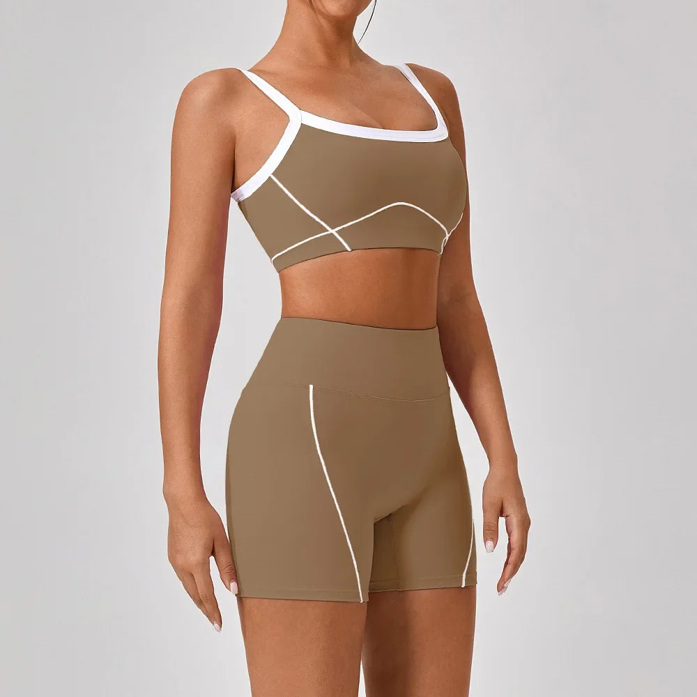 Chestnut Bra and Bottoms Set