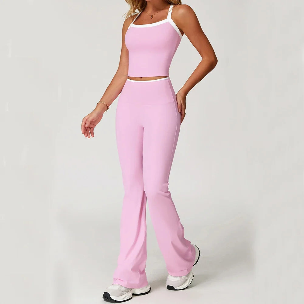Cocoa Supportive Bra and Bottoms Set