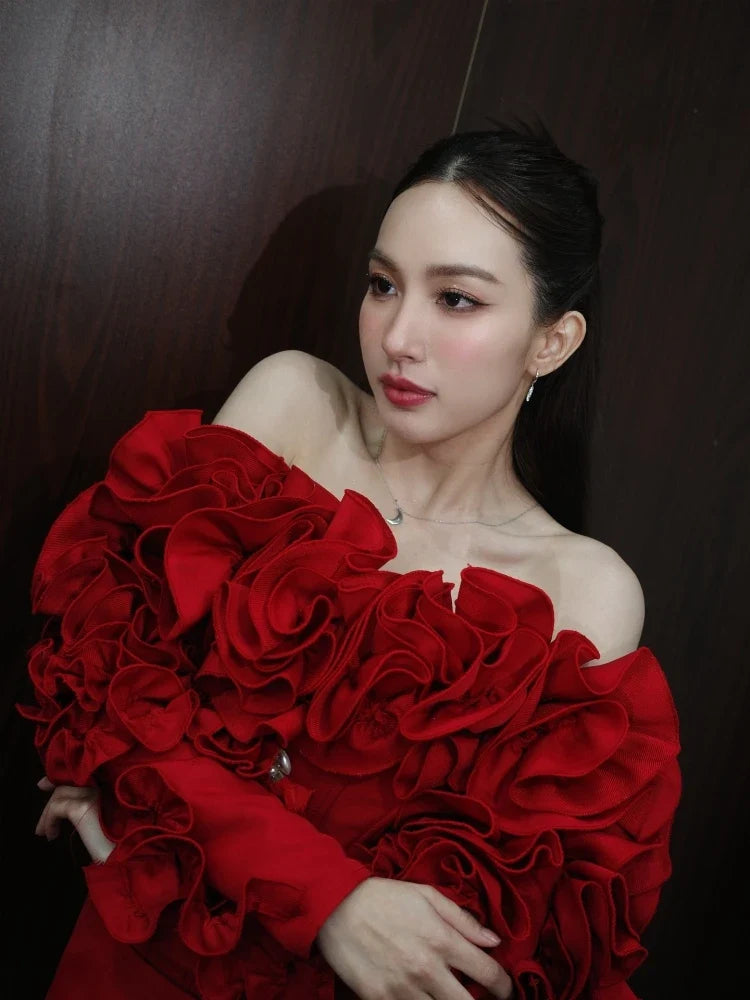 Aurora Off-Shoulder Floral Mini Dress