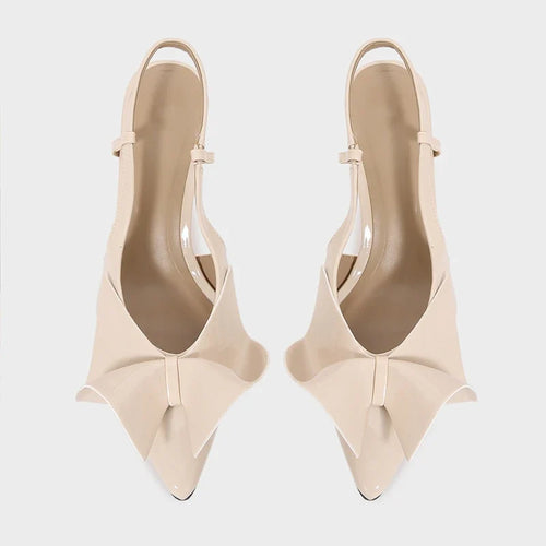 Anya Patent Bow Heeled Sandals