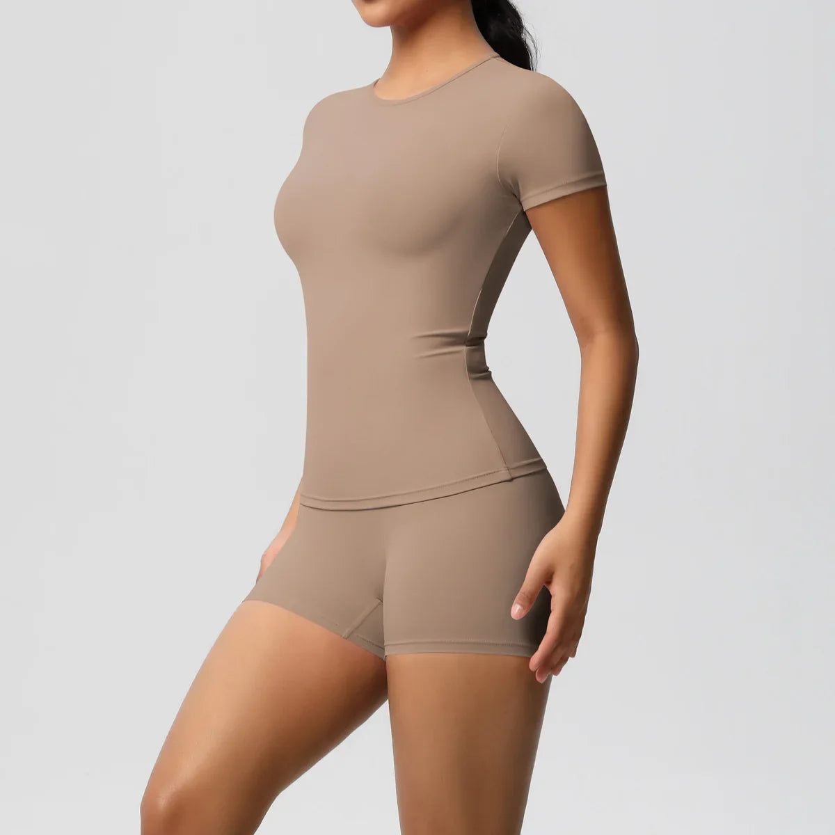 Lemon Fitted Tee and Shorts Set