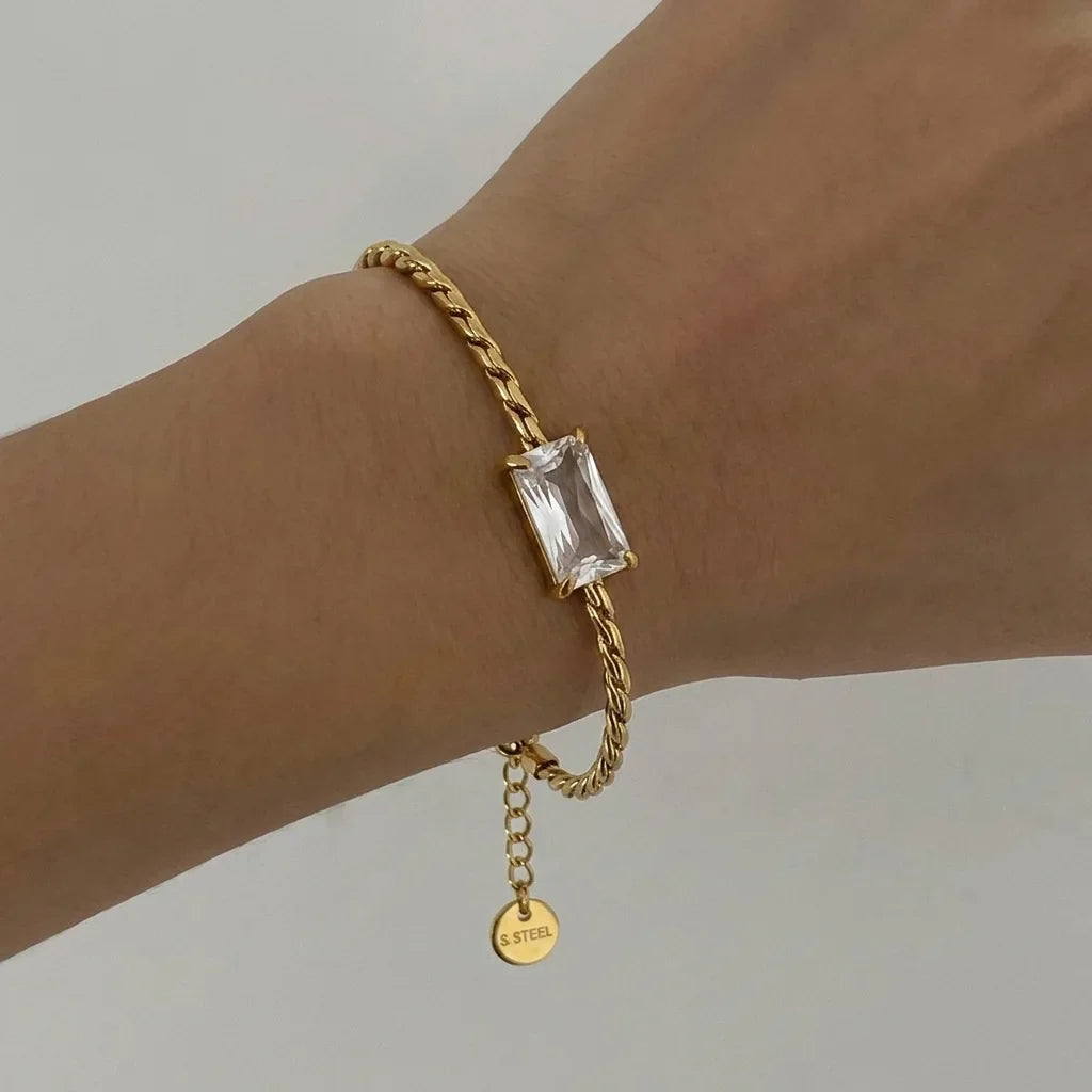Mist Geometric Bar Bracelet