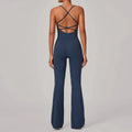 Vanilla Cross-Back Flared Jumpsuit