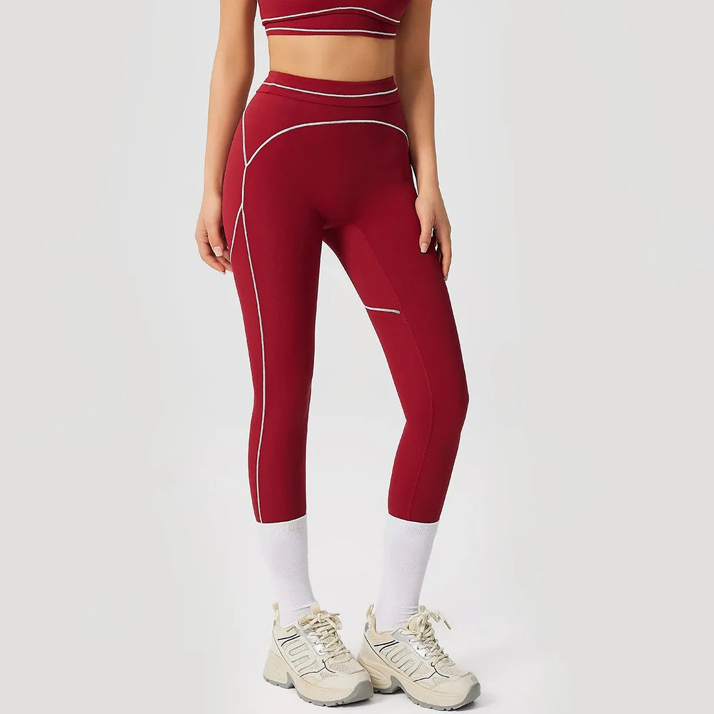 Caramel High-Waist Running Leggings