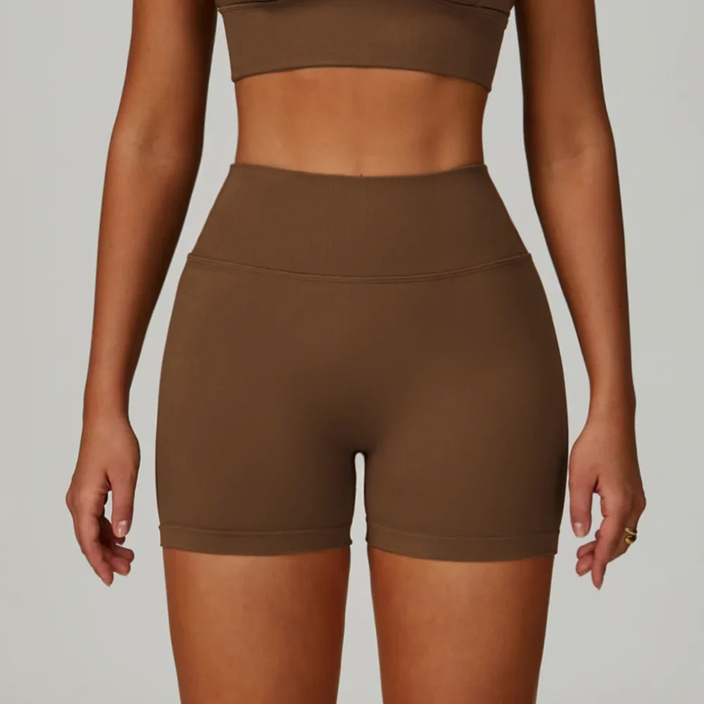 Coralie Breathable High-Waist Shorts