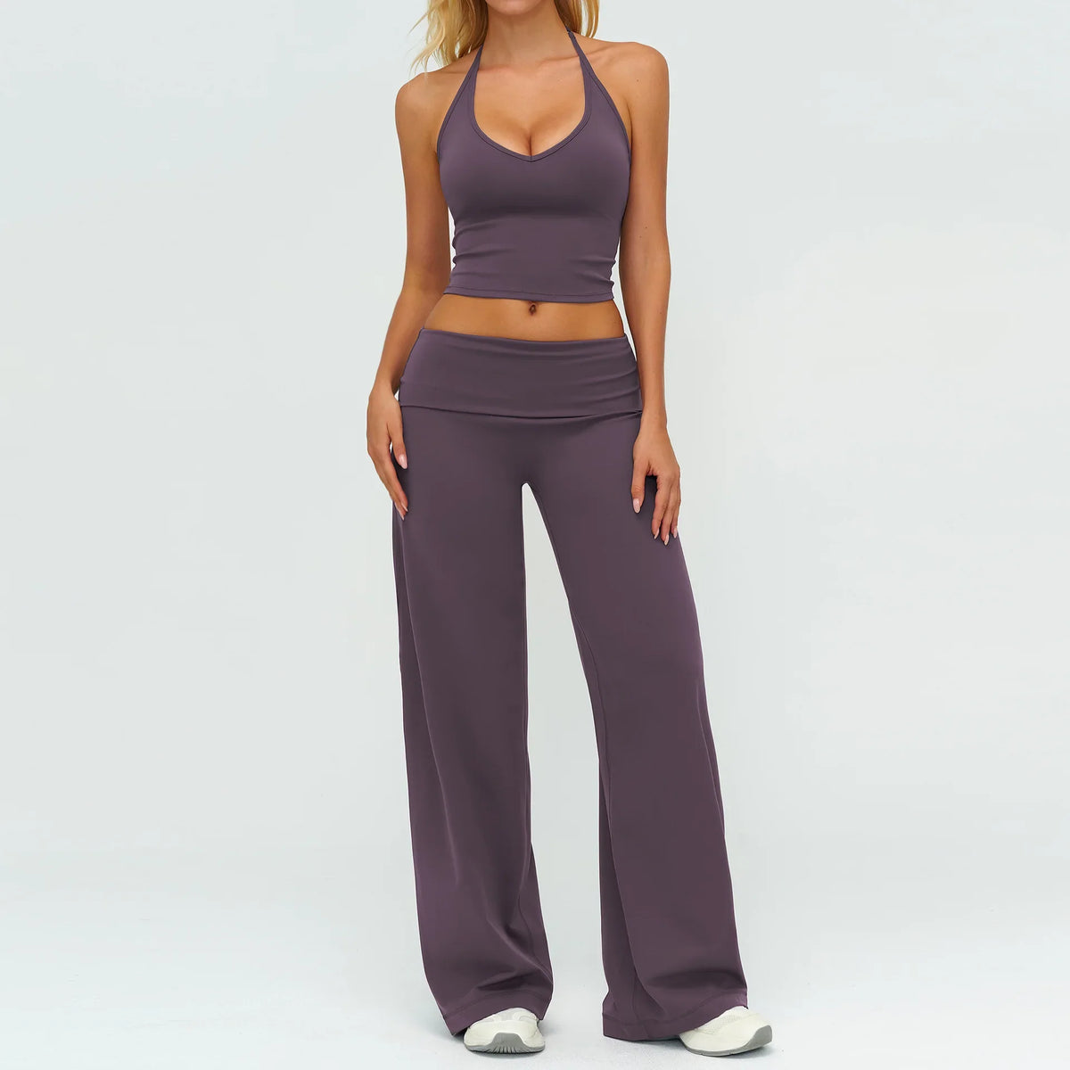 Hazel Halter Top and Wide-Leg Set
