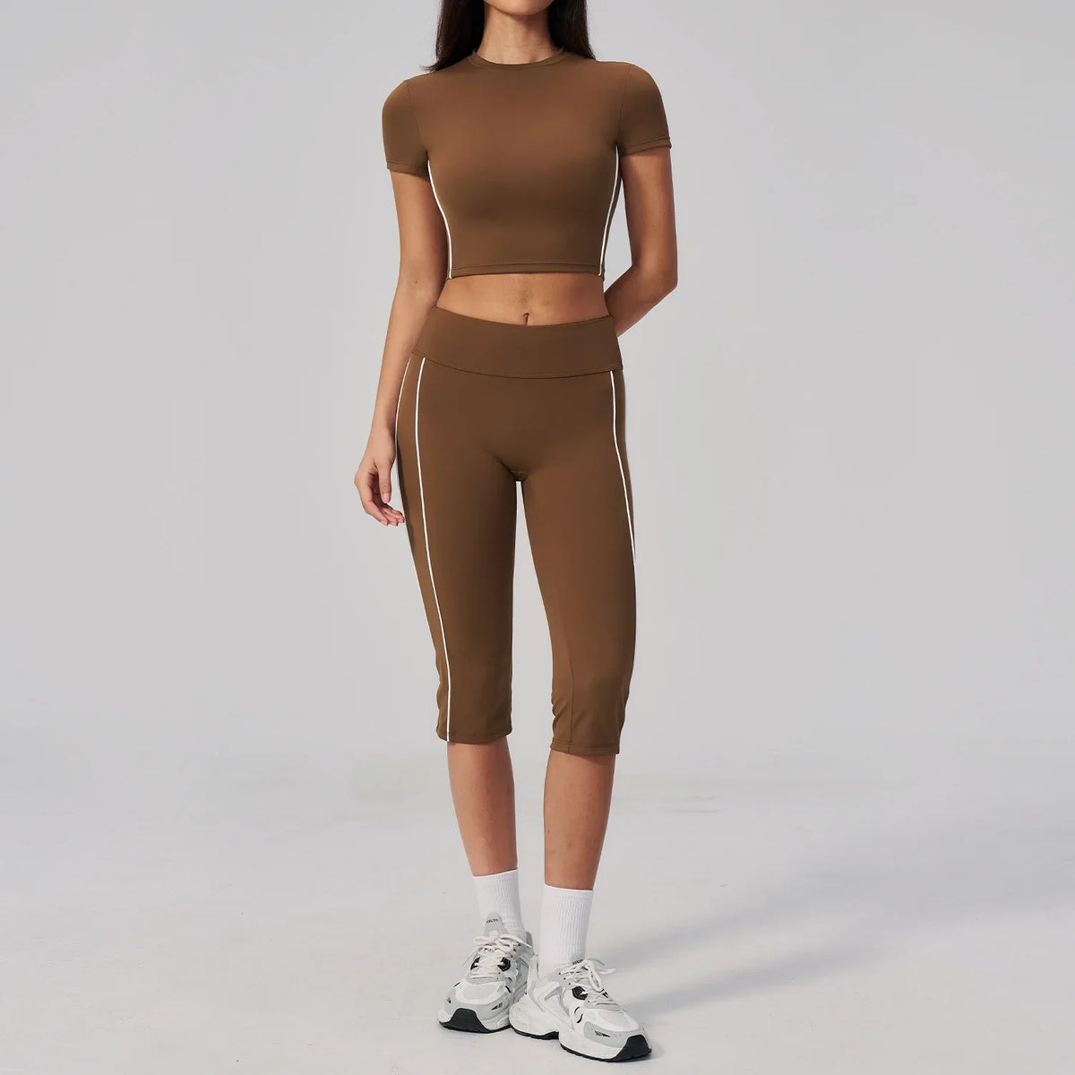 Camel Tee and Bottoms Training Set