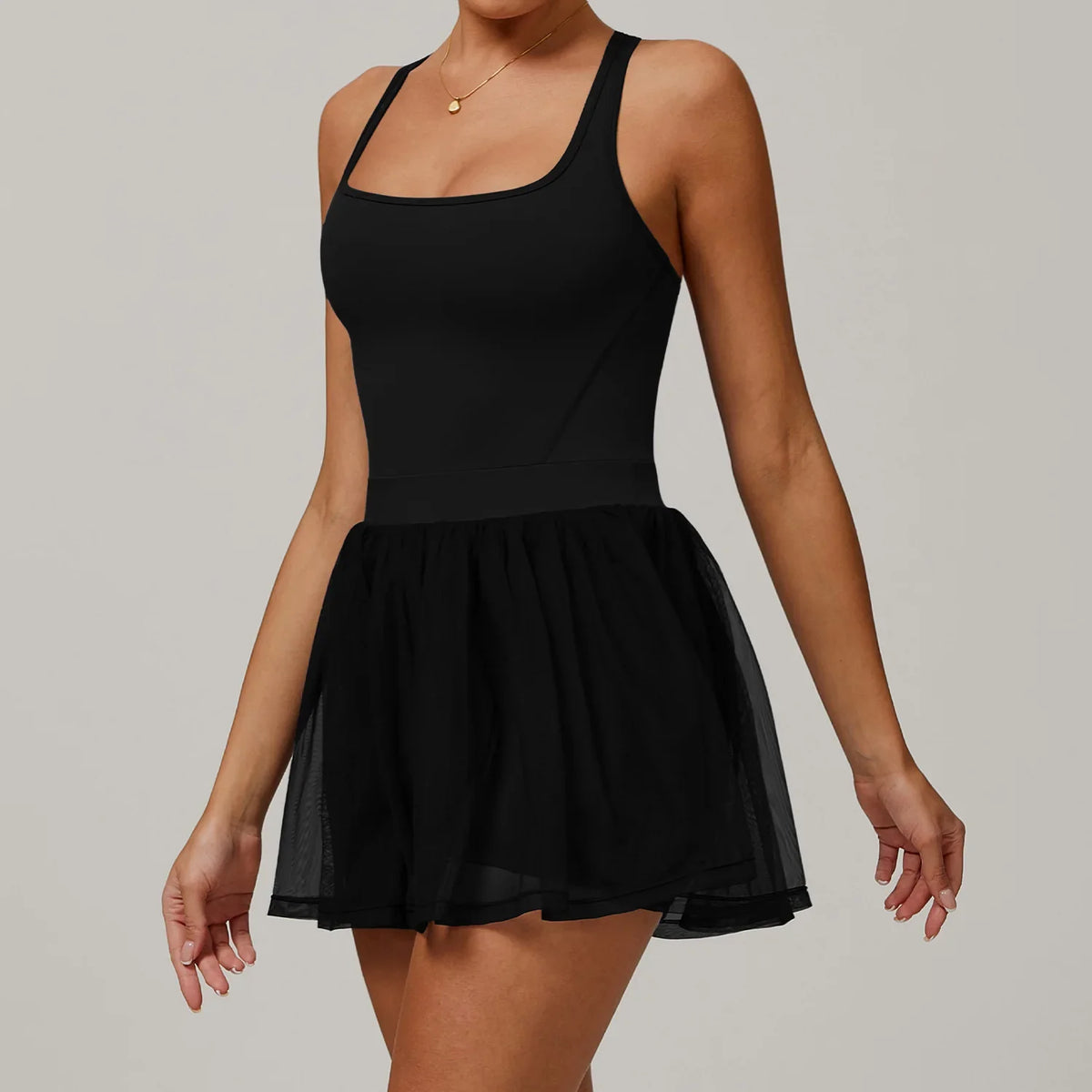 Pistachio Skirted Sport Bodysuit