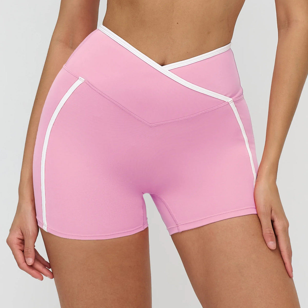 Cherry High-Rise Training Shorts