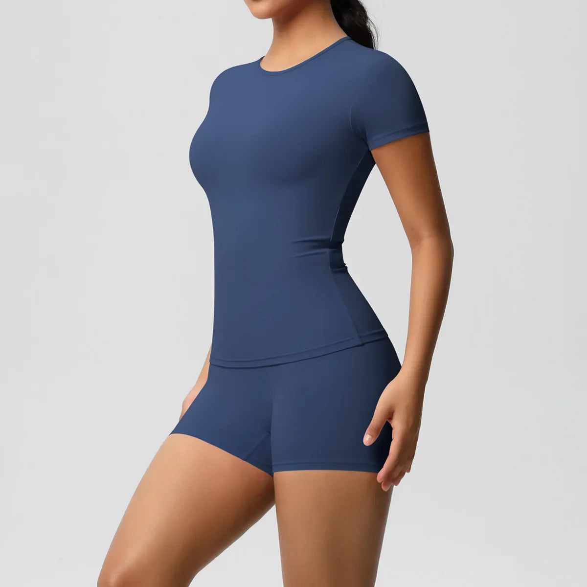 Lemon Fitted Tee and Shorts Set