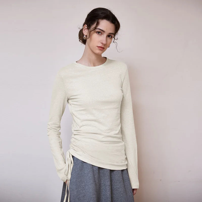 Quartz Asymmetric Knit Top