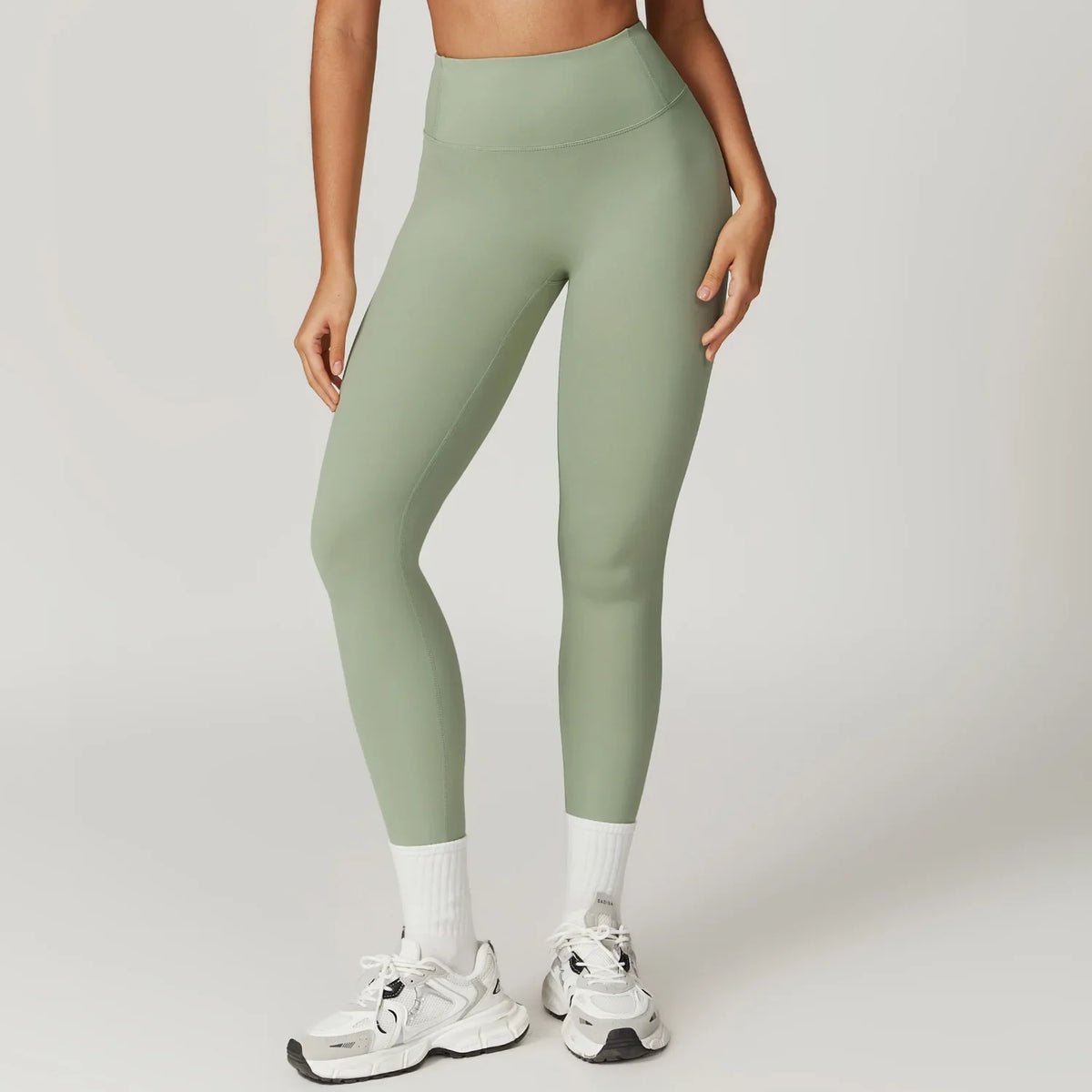 Charcoal High-Waist Training Leggings
