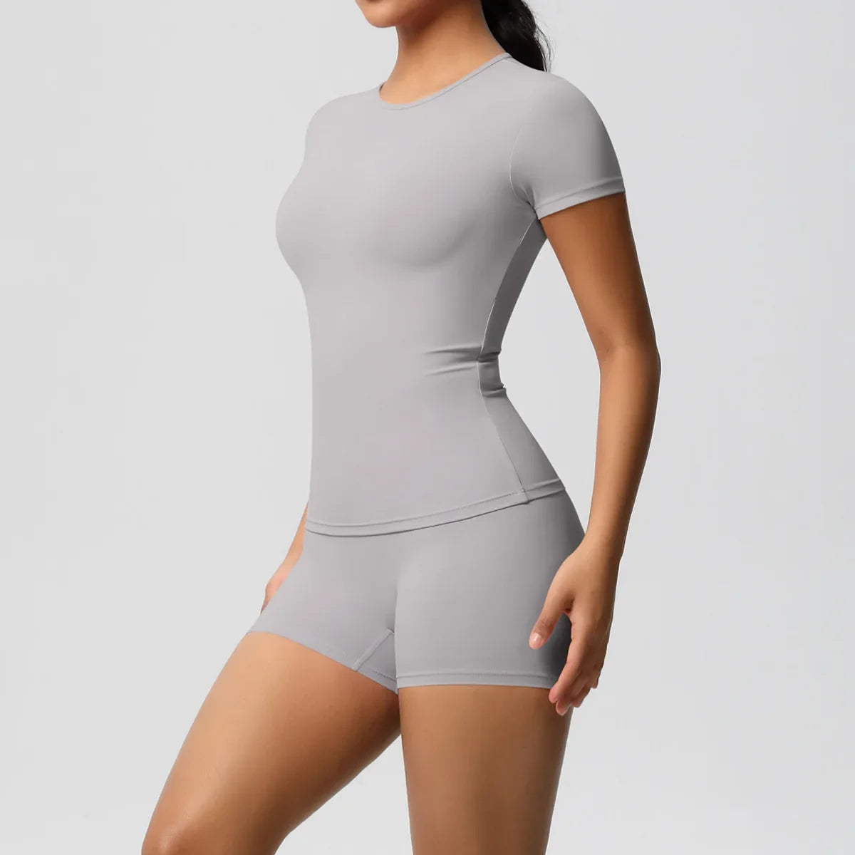 Lemon Fitted Tee and Shorts Set