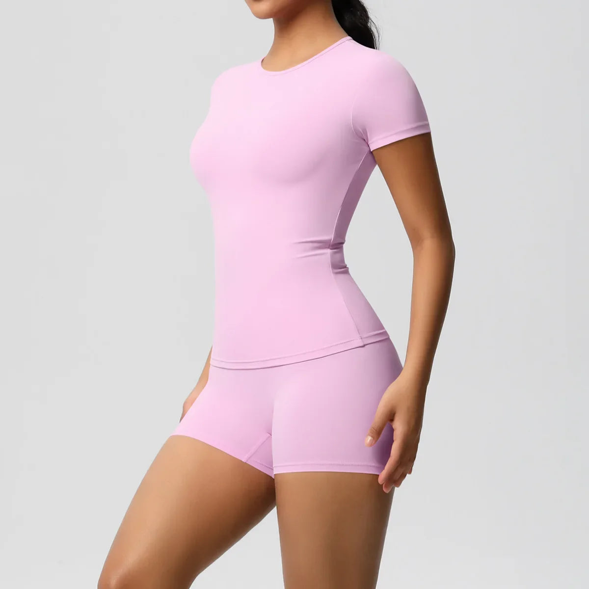 Lemon Fitted Tee and Shorts Set
