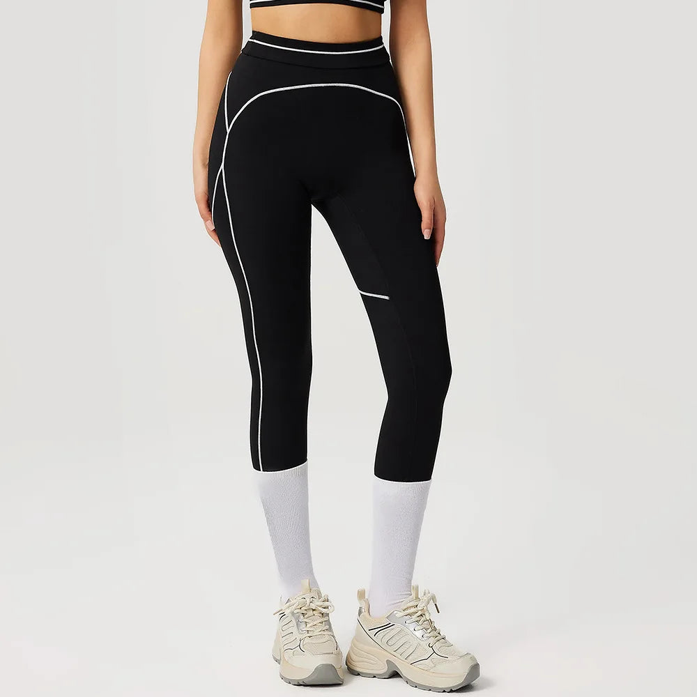 Caramel High-Waist Running Leggings