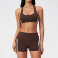 Espresso Capri and Leggings Sport Set